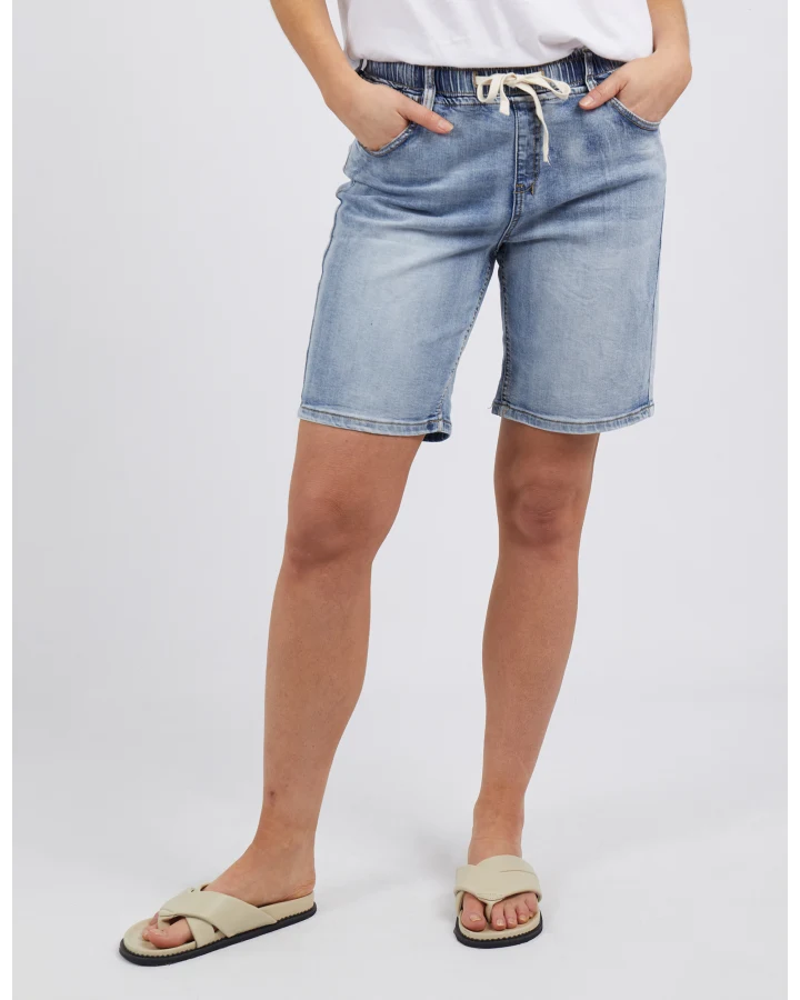 Gabby Bermuda Shorts / Mid Blue