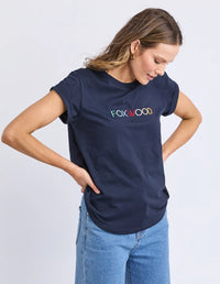 Confetti Tee / Navy