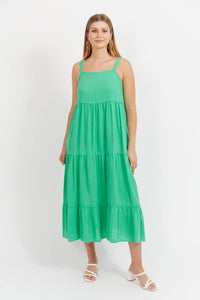 Haiti Tank Maxi Dress - Green