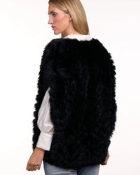 Fur Cape - Black