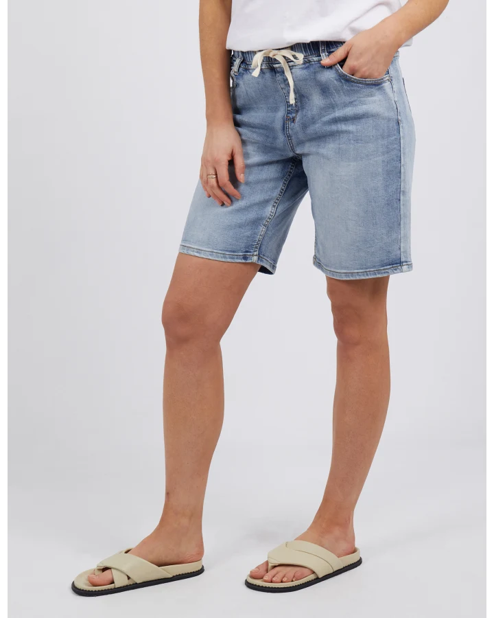 Gabby Bermuda Shorts / Mid Blue