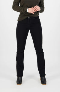 Straight Leg Full Length Jean - 5937 - Black Denim