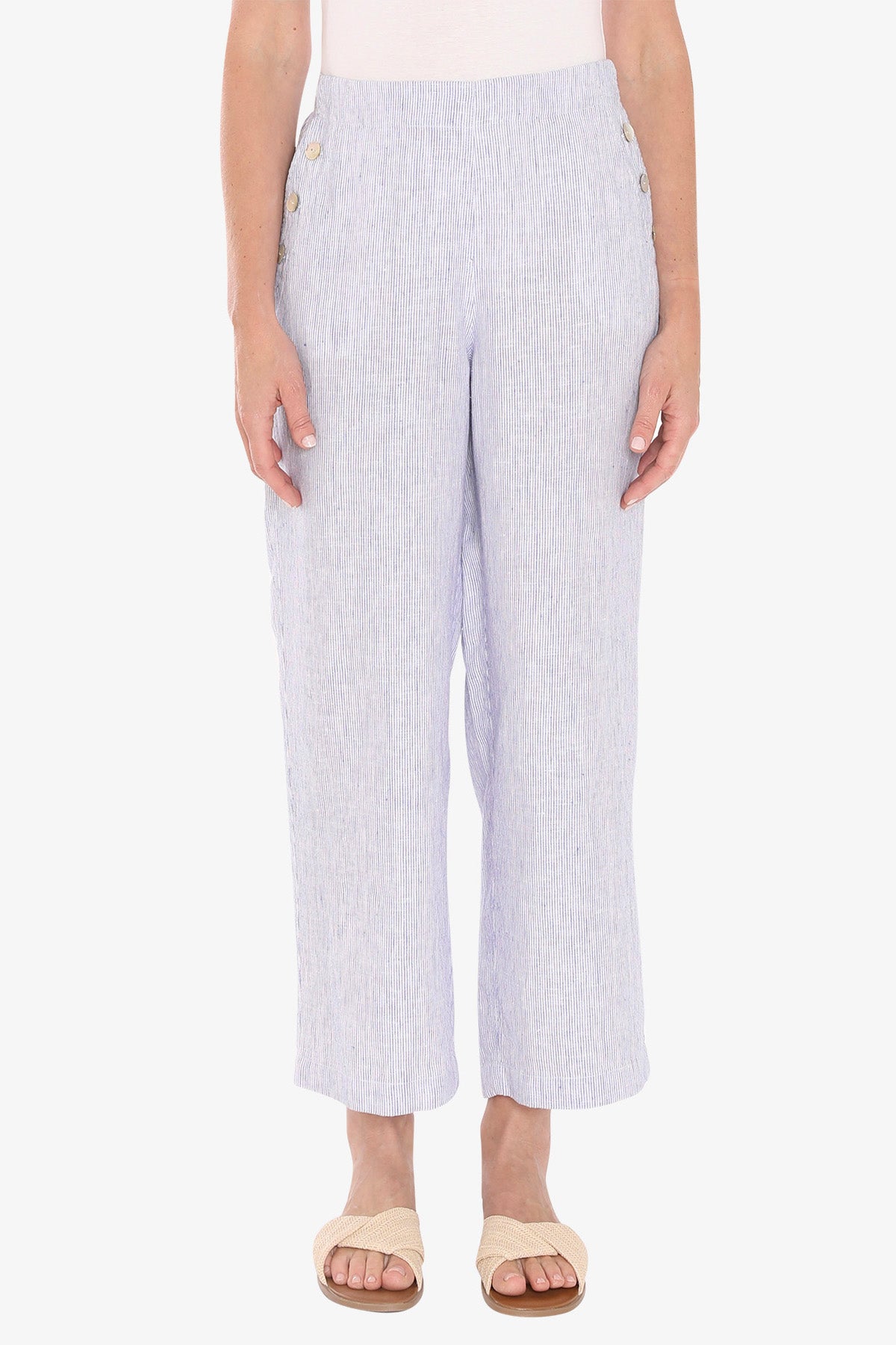 Core Stripe Pant - Blue & White