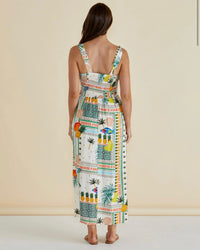 Tegan Midi Dress / Paradise Print
