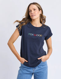 Confetti Tee / Navy