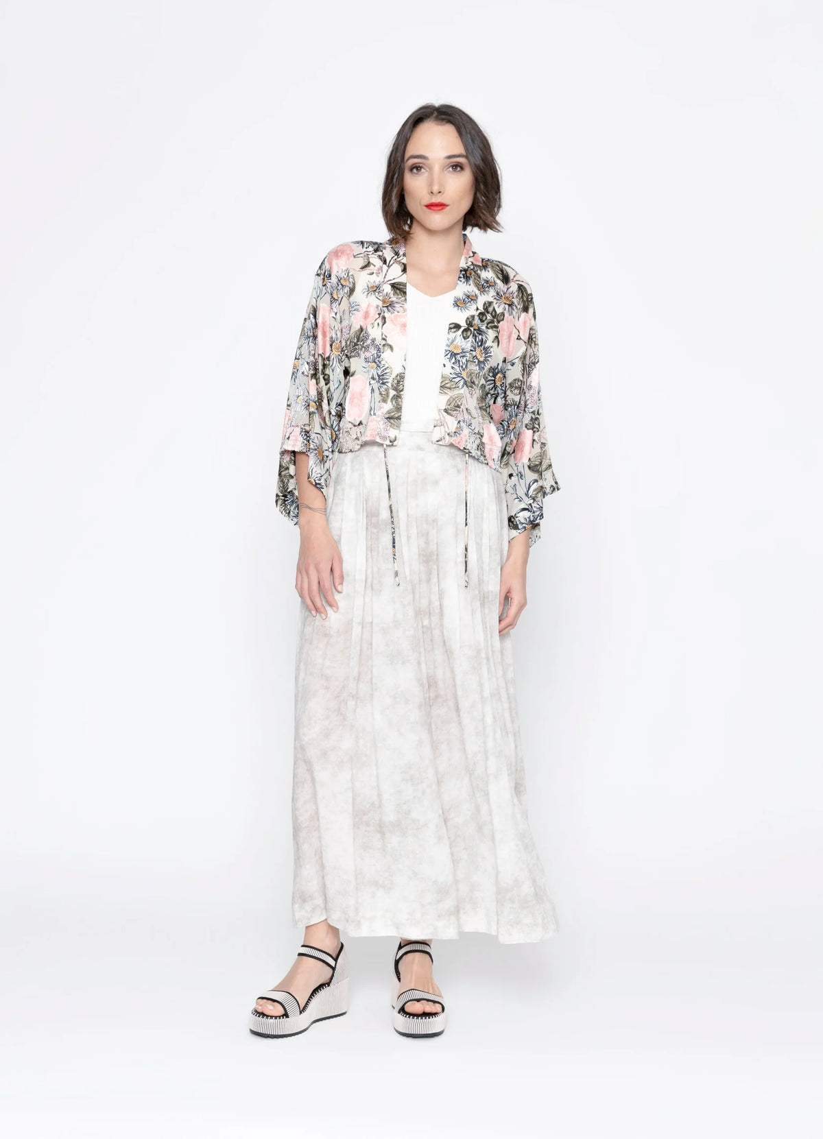 Renata Cardigan - Eden Print