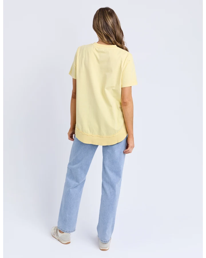 Farrah S/S Tee /Lemon