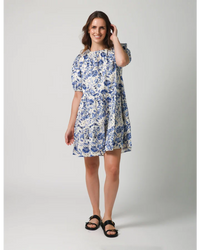 Olive Dress / Grecian Paisley