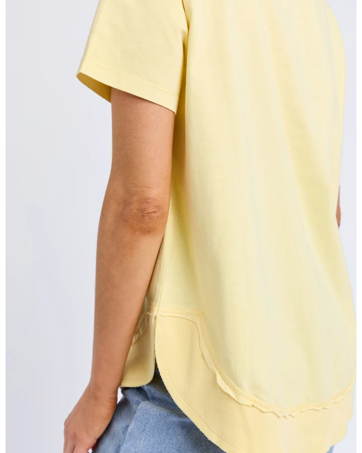 Farrah S/S Tee /Lemon