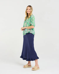 Darrel Gathered Waist Shirt