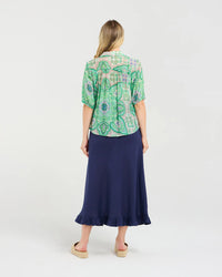 Darrel Gathered Waist Shirt
