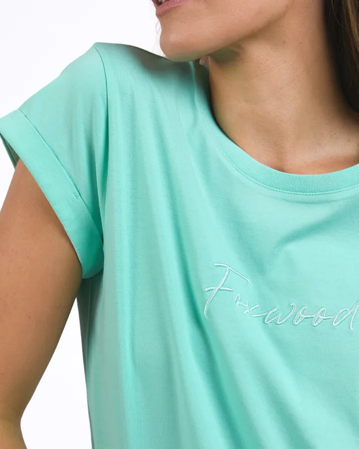 Signature Tee / Neon Mint