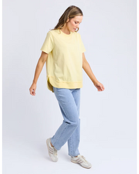 Farrah S/S Tee /Lemon