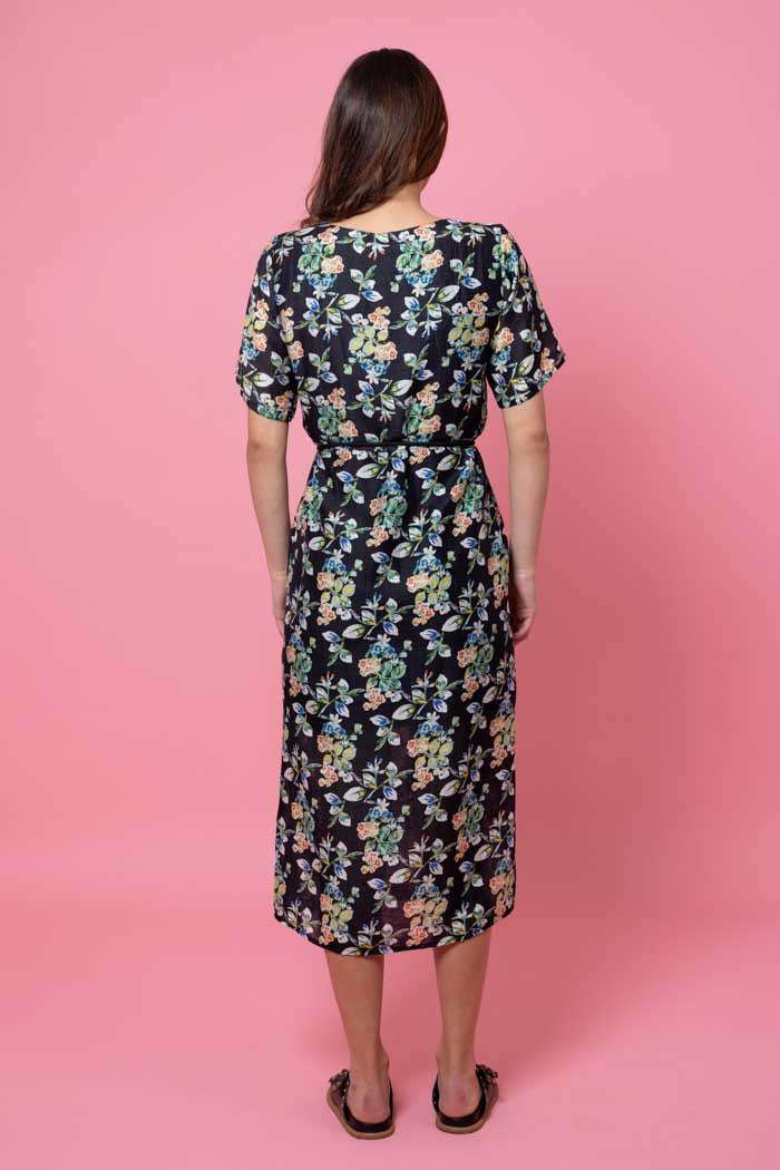 Nala Dress - Black Floral