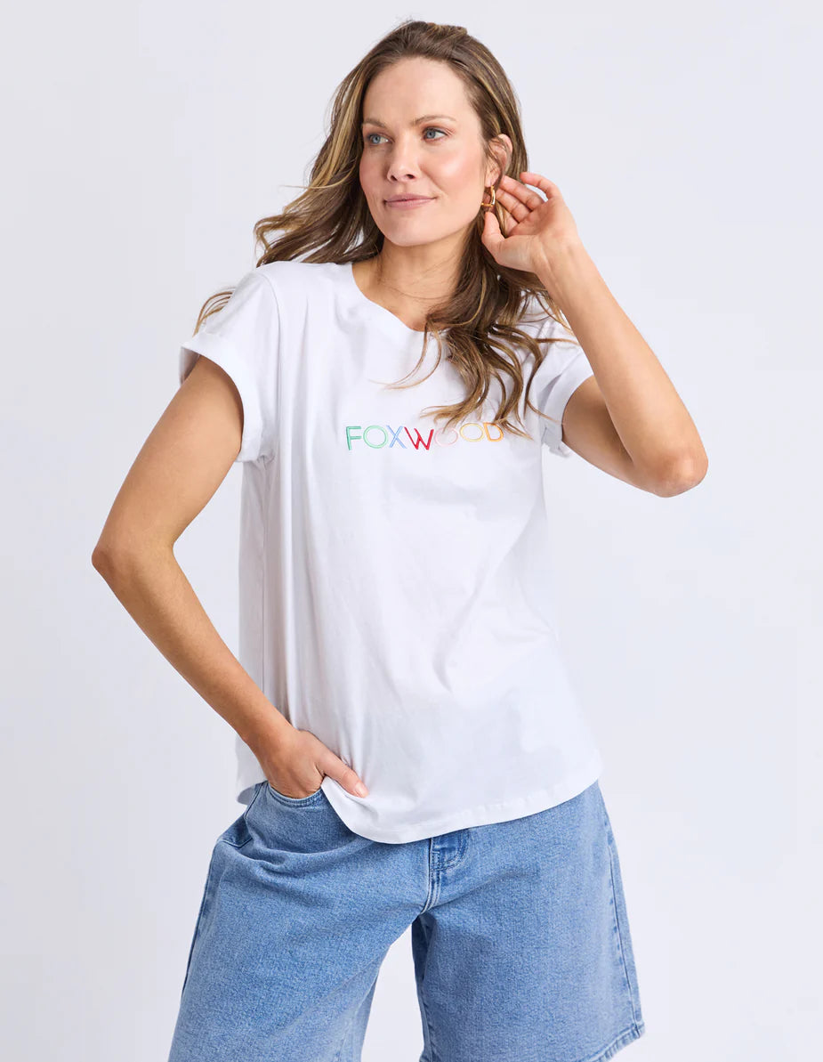 Confetti Tee - White