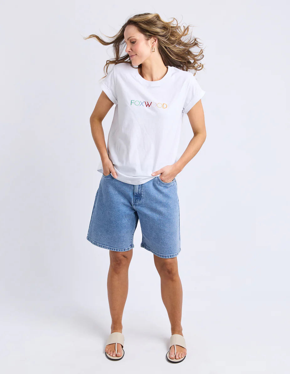 Confetti Tee - White