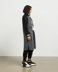 Nova Coatigan - Blue Black Plaid