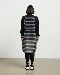 Nova Coatigan - Blue Black Plaid