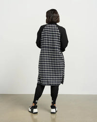 Nova Coatigan - Blue Black Plaid