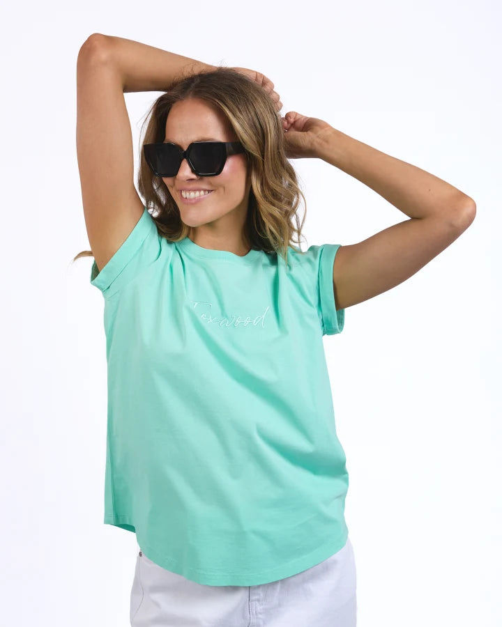 Signature Tee / Neon Mint