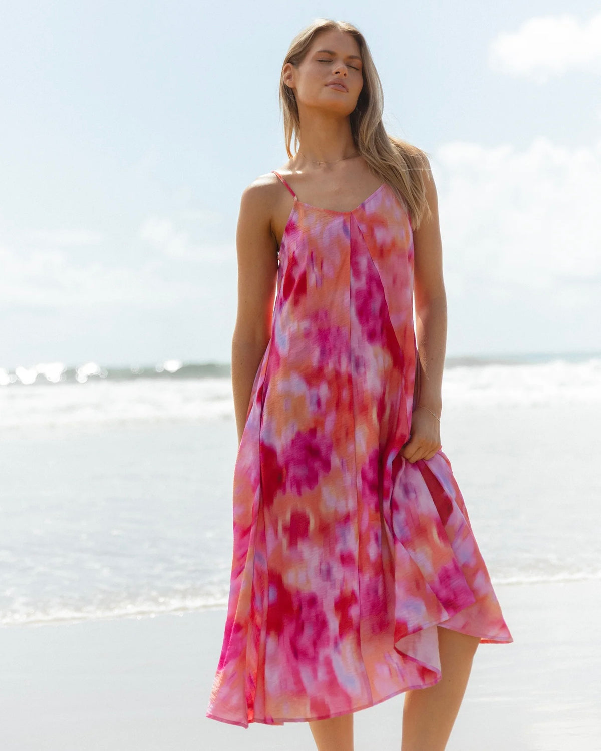 Harriet Dress / Floral Abstract Print