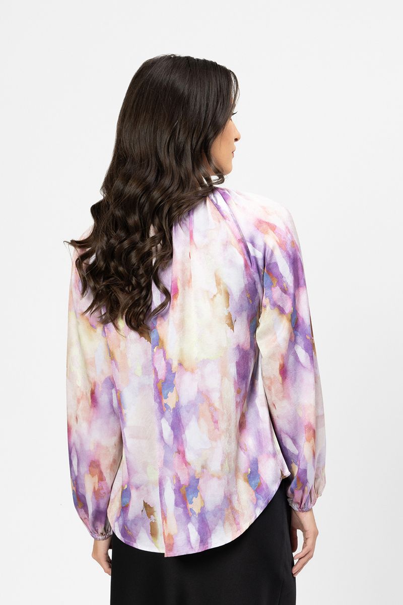 United Top - Iris Watercolour
