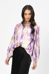 United Top - Iris Watercolour