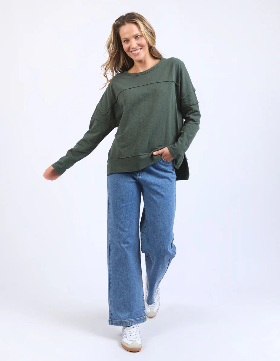 Jayne Throw On Top - Khaki