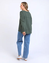 Jayne Throw On Top - Khaki