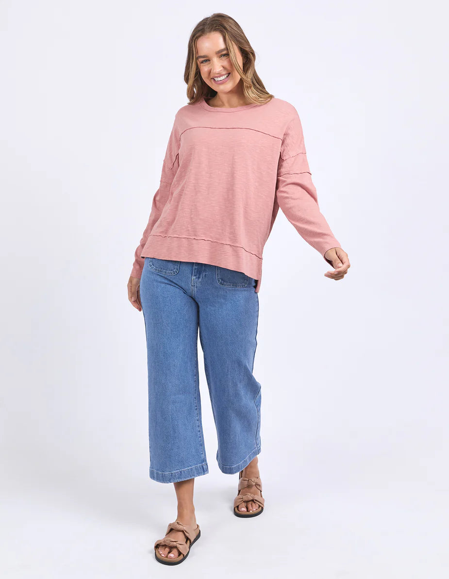 Jayne Throw On Top - Rose