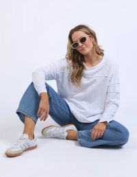 Jayne Throw On Top - White