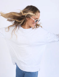 Jayne Throw On Top - White