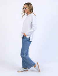 Jayne Throw On Top - White