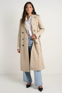 Kensington Trench Coat - Stone