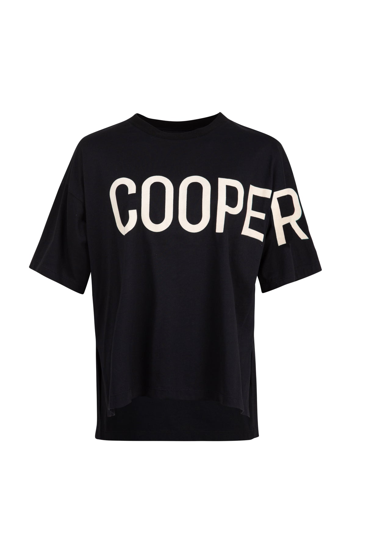 Left Hanging T-Shirt - Black