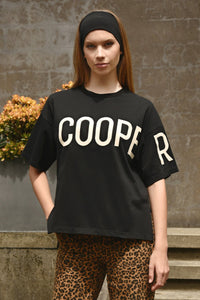 Left Hanging T-Shirt - Black