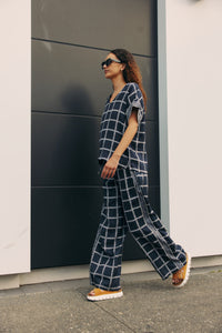 Lyrical Pant - Navy Bone