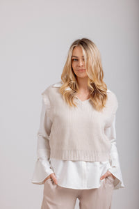 Cora Vest - Oat