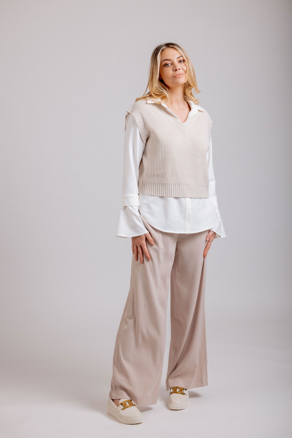 Cora Vest - Oat