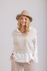 Cora Vest - Oat