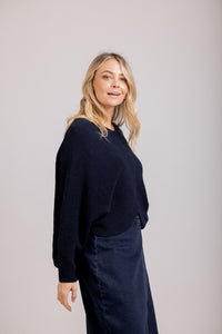Hudson Knit - Navy