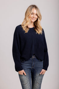 Hudson Knit - Navy