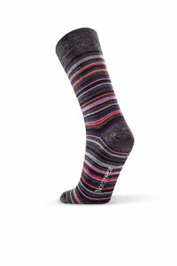Fine Line Stripe - Charcoal
