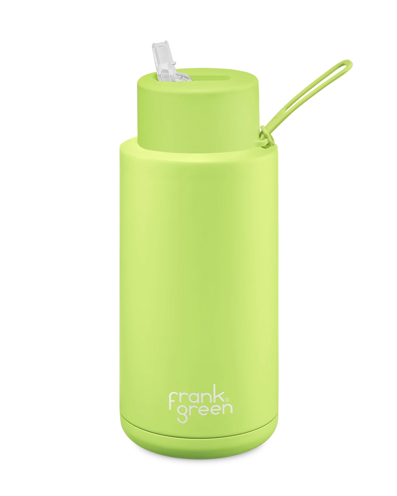 Ceramic Reusable Bottle - Pistachio Green 34oz 1Lt