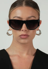 Elka Sunglasses - Dark Chocolate/Brown Fade