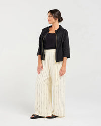 Victoria Zip Front Jacket - Black