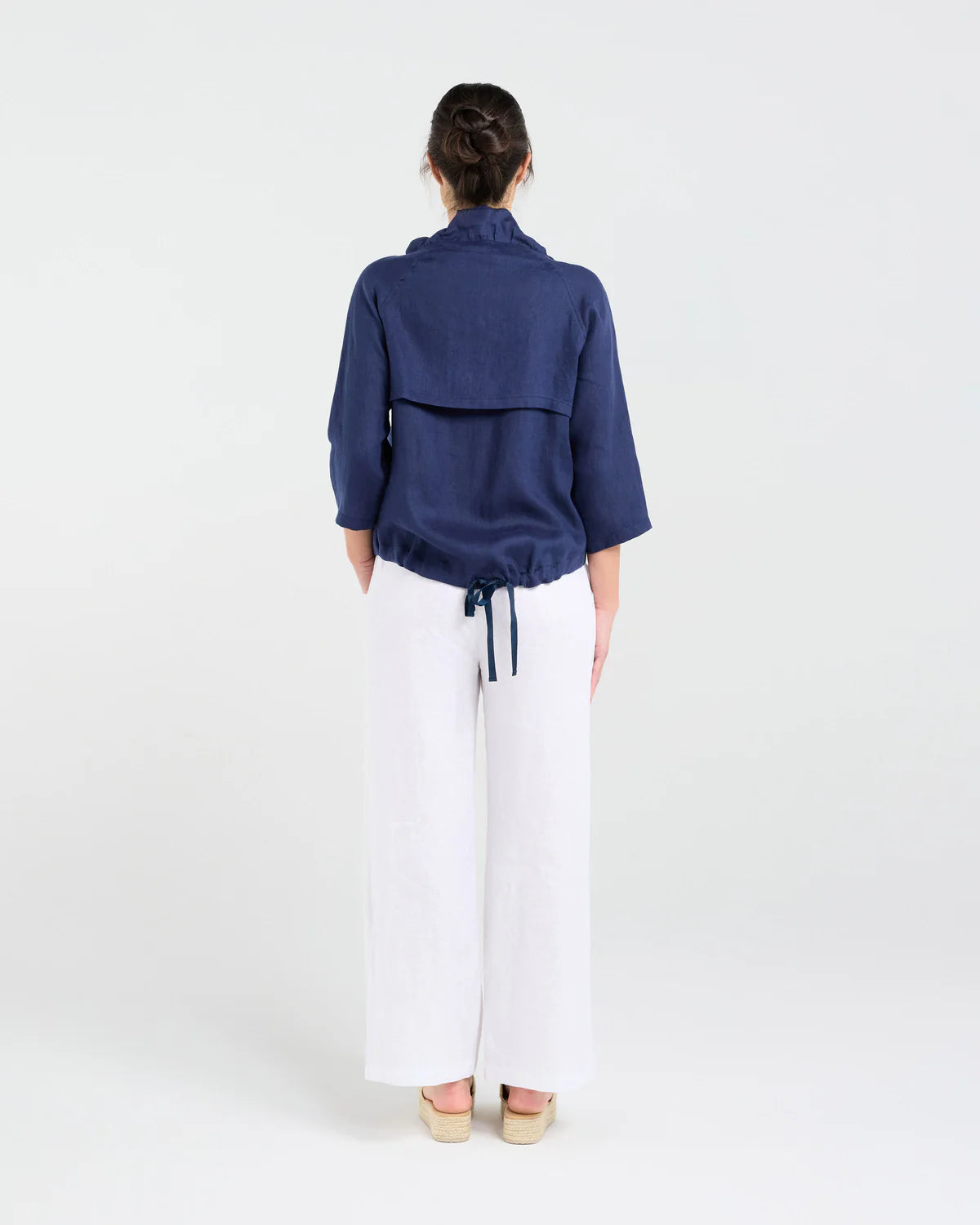 Victoria Zip Front Jacket - French Navy