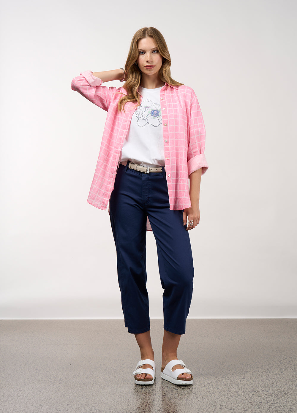 Wavelength Shirt- candy white