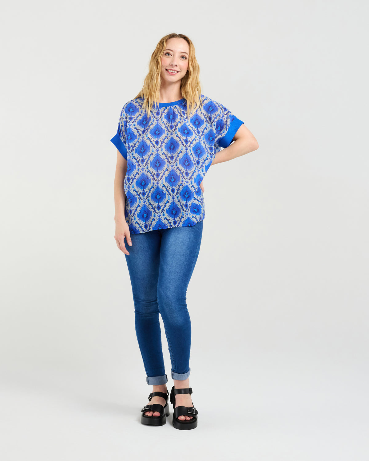 Olivia Top - Paisley Painting