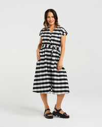 Lola Dress - Black Check